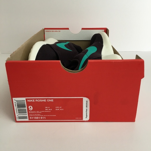 Nike Roshe One (511881-611) Burgandy Ash - Picture 7 of 8